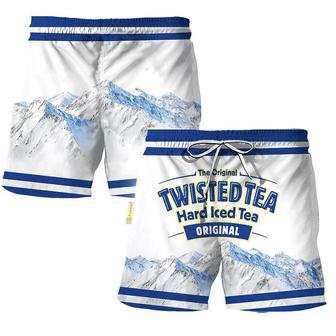 Twisted Tea Mountain Swim Trunks | Newhawaiianshirts CA