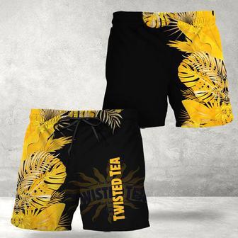 Twisted Tea Tropical Kentia Palm Swim Trunks | Newhawaiianshirts CA