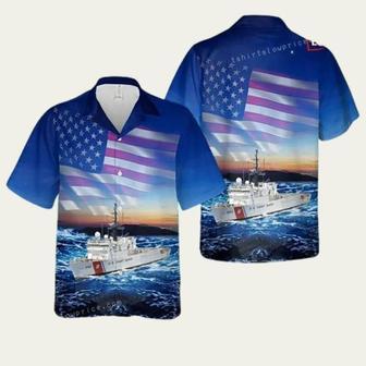 United States Coast Guard Uscgc Tampa Pattern Hawaiin Shirt Hawaiian Shirt | Newhawaiianshirts CA