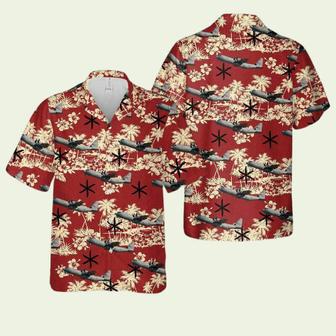 Us Air Force Airlift Squadron Lockheed Super Hercules Hawaiian Shirt | Newhawaiianshirts DE