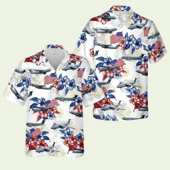 Us Air Force Lockheed Galaxy Of July Hawaiian Shirt | Newhawaiianshirts