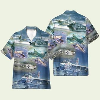 Us Air Force Ltv Corsair Ii Hawaiian Shirt | Newhawaiianshirts AU