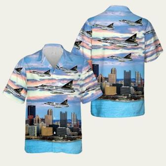 Us Air Force Pennsylvania Air National Guard Tropical Hawaiian Shirt | Newhawaiianshirts CA