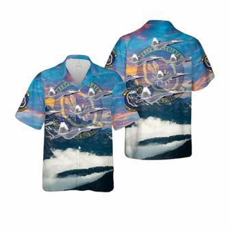 Us Air Force Raptor Of Fighter Squadron Hawaiian Shirt | Newhawaiianshirts DE