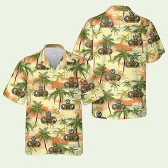 Us Army Airborne Master Jump Wings With Engineer Castle Hawaiian Shirt | Newhawaiianshirts