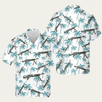 Us Army Machine Gun Hawaiian Shirt | Newhawaiianshirts AU