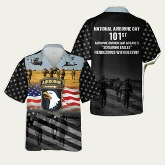 Us Army National Airbone Day Airborne Division Hawaiian Shirt | Newhawaiianshirts UK