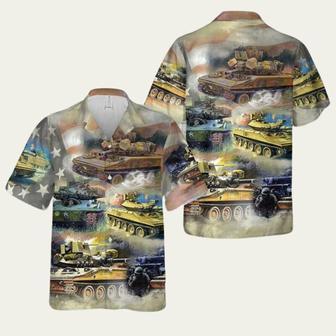 Us Army Sheridan Tank Hawaiian Shirt | Newhawaiianshirts AU