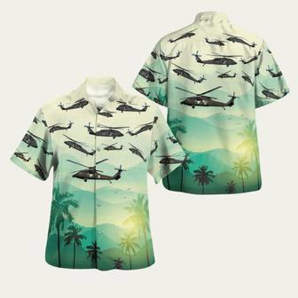 Us Army Sikorsky Black Hawk Aloha Hawaiian Shirt | Newhawaiianshirts AU