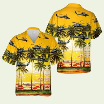 Us Army Sikorsky Uh Blackhawk Hawaiian Shirt | Newhawaiianshirts AU