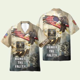 Us Army Veteran Honor The Fallen Hawaiian Shirt | Newhawaiianshirts AU