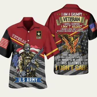 Us Army Veteran Us Flag Hawaiian Shirt | Newhawaiianshirts AU