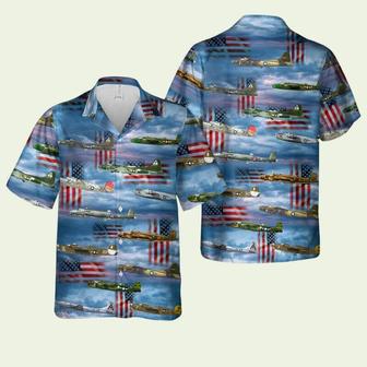 Us Bomber Planes In Wwii Hawaiian Shirt | Newhawaiianshirts AU