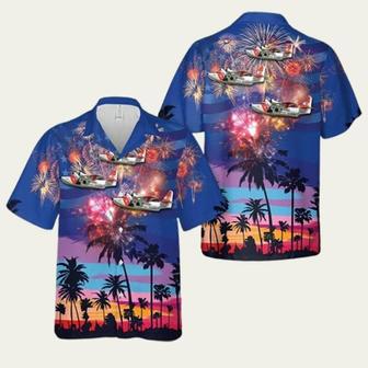 Us Coast Guard Grumman Of July Hawaiian Shirt | Newhawaiianshirts