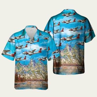 Us Coast Guard Ocean Sentry Floral Hawaiian Shirt | Newhawaiianshirts AU