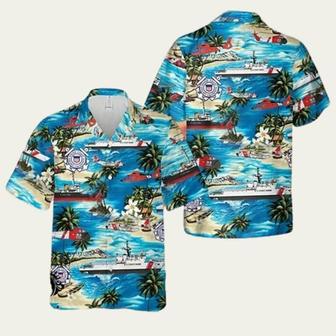 Us Coast Guard Tropical Coconut Hawaiian Shirt | Newhawaiianshirts DE