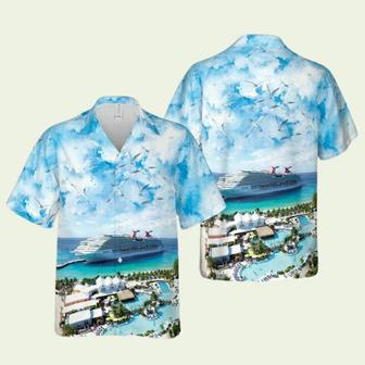 Us Cruise Ship Grand Turk In The Beach Aloha Hawaiian Shirt | Newhawaiianshirts AU