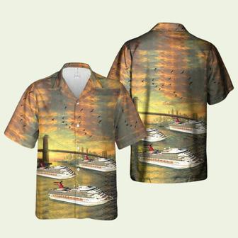 Us Cruise Ship New York City Hawaiian Shirt | Newhawaiianshirts UK