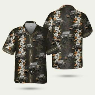 Us Marine Corps Military Jeep Hawaiian Shirt | Newhawaiianshirts AU