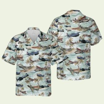 Us Wwii Aircraft Tropical Hawaiian Shirt | Newhawaiianshirts AU