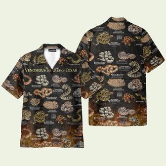 Venomous Snakes Of Texas Hawaiian Shirt | Newhawaiianshirts CA