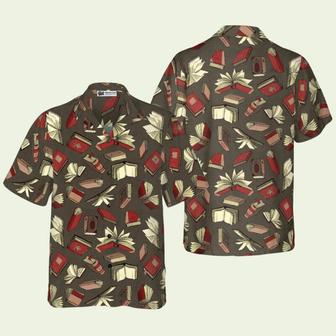 Vintage Book In The Library Teacher Hawaiian Shirt | Newhawaiianshirts AU