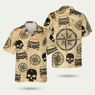 Vintage Jeep Skull Hawaiian Shirt | Newhawaiianshirts