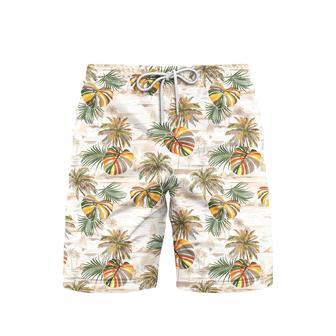 Vintage Palm Leaves Island Beach Shorts For Men | Newhawaiianshirts AU