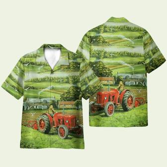 Vintage Tractor Best Gift For Farmer Hawaiian Shirt | Newhawaiianshirts DE