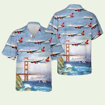 Virgin America Airbus Hawaiian Shirt | Newhawaiianshirts