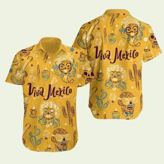 Viva Mexico Day Of The Dead Summer Gift Hawaiian Shirt | Newhawaiianshirts DE