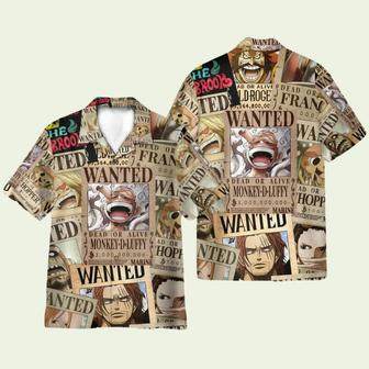 Wanted Luffy Hawaiian Shirt | Newhawaiianshirts