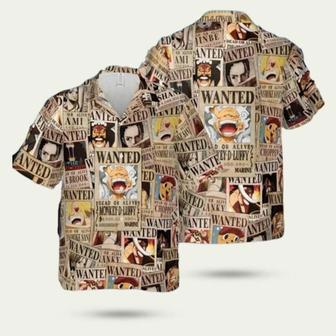 Wanted Poster One Piece Hawaiian Shirt | Newhawaiianshirts