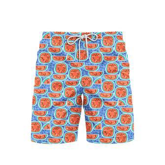 Watermelon Pattern Beach Shorts For Men | Newhawaiianshirts CA