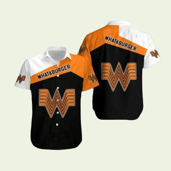 Whataburger Brand Ocean Hawaiian Shirt | Newhawaiianshirts CA