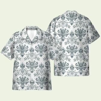 White Haunted Mansion Movie Hawaiian Shirt | Newhawaiianshirts DE