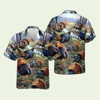 Wild Turkey In Spring Hawaiian Shirt | Newhawaiianshirts