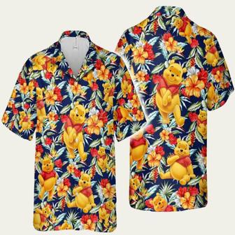 Winnie The Pooh Pineapple Flowers Summer Hawaiian Shirt | Newhawaiianshirts