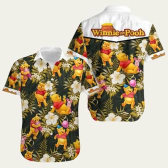 Winnie The Pooh Tropical Flower Hawaiian Shirt | Newhawaiianshirts UK