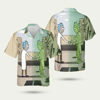 Wish You Were Here Rick Sanchez Hawaiian Shirt | Newhawaiianshirts UK