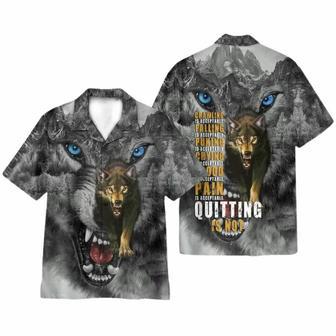 Wolf Quitting Is Not Hawaiian Shirt | Newhawaiianshirts DE