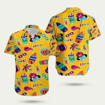 Yellow Mickey Mouse Hawaiian Shirt | Newhawaiianshirts DE