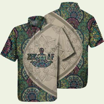 Yoga Hawaiian Shirt Yoga Zen Af Buddha Mandala Hawaiian Shirt | Newhawaiianshirts CA