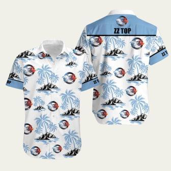 Zz Top Band Palm Tree Hawaiian Shirt | Newhawaiianshirts DE