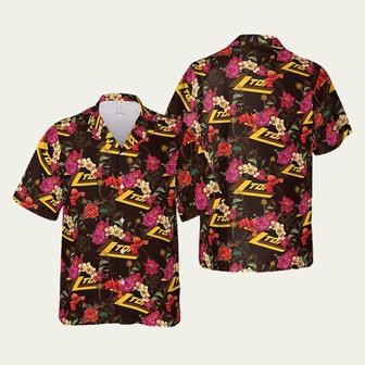 Zz Top Tropical Pattern Summer Aloha Hawaiian Shirt | Newhawaiianshirts AU