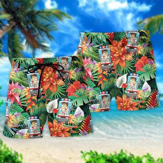 Ambulance Driver Tropical Floral Style Beach Short | Newhawaiianshirts DE