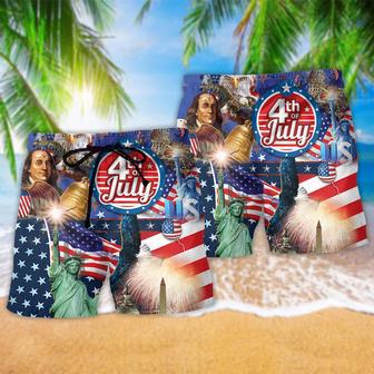 America Love July Style Beach Short | Newhawaiianshirts AU