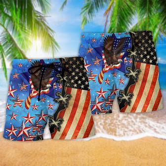 America Only In The Darkness Can You See The Stars Beach Short | Newhawaiianshirts AU