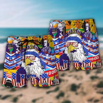 America Proud Forever Eagle Beach Short | Newhawaiianshirts AU