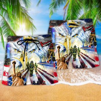 America Proud Forever Style Beach Short | Newhawaiianshirts CA